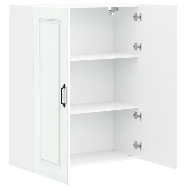 vidaXL Kitchen Cabinet Kalmar High Gloss White 80 x 31 x 100 cm