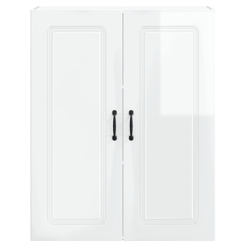 vidaXL Kitchen Cabinet Kalmar High Gloss White 80 x 31 x 100 cm