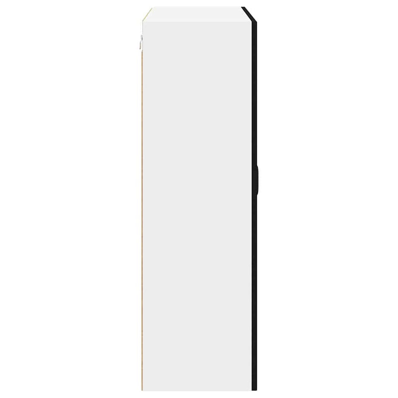 vidaXL Kitchen Cabinet Kalmar Black 80 x 31 x 100 cm Engineered Wood