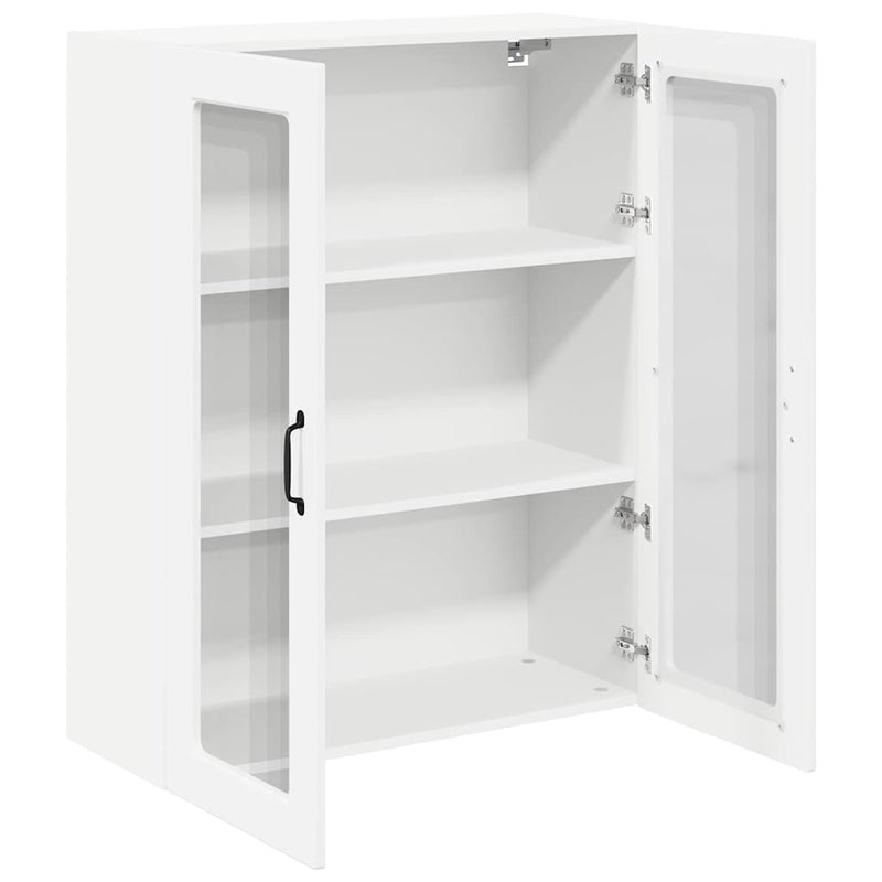 vidaXL Kitchen Cabinet Kalmar High Gloss White 80 x 31 x 100 cm
