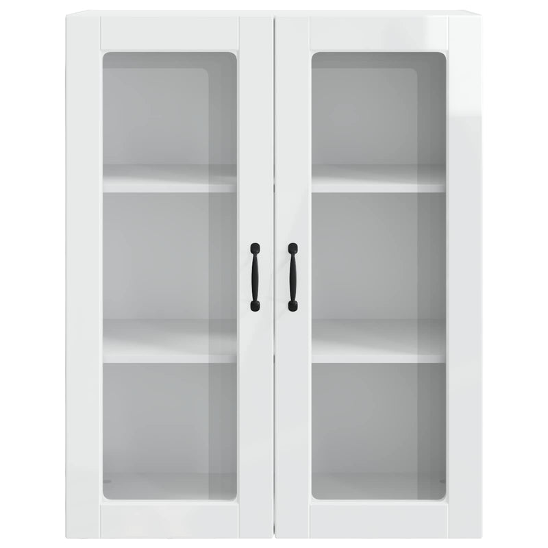 vidaXL Kitchen Cabinet Kalmar High Gloss White 80 x 31 x 100 cm