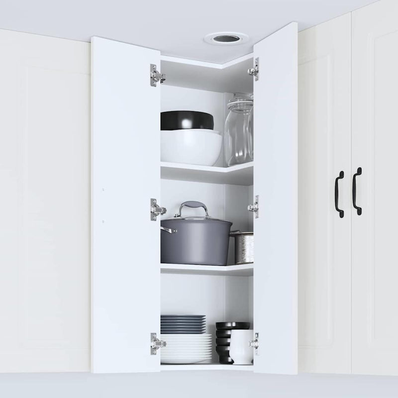 vidaXL Kitchen Cabinet Kalmar White 57 x 57 x 100 cm Engineered Wood