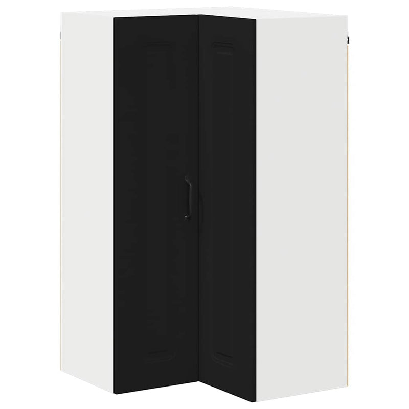 vidaXL Kitchen Cabinet Kalmar Black 57 x 57 x 100 cm Engineered Wood