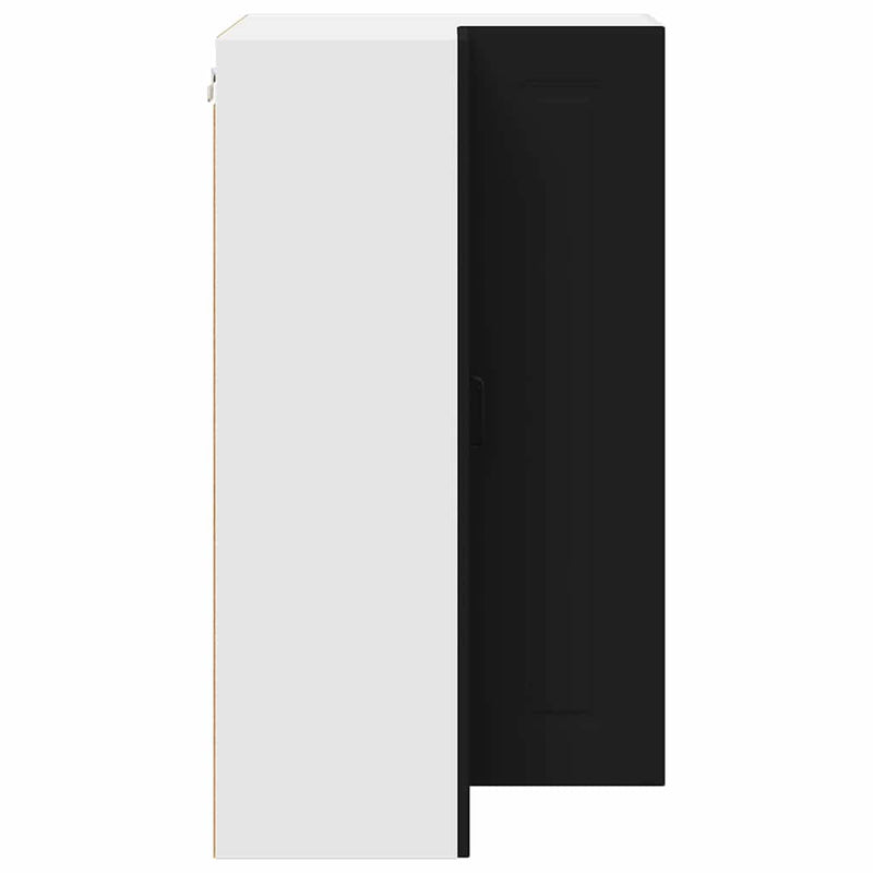 vidaXL Kitchen Cabinet Kalmar Black 57 x 57 x 100 cm Engineered Wood