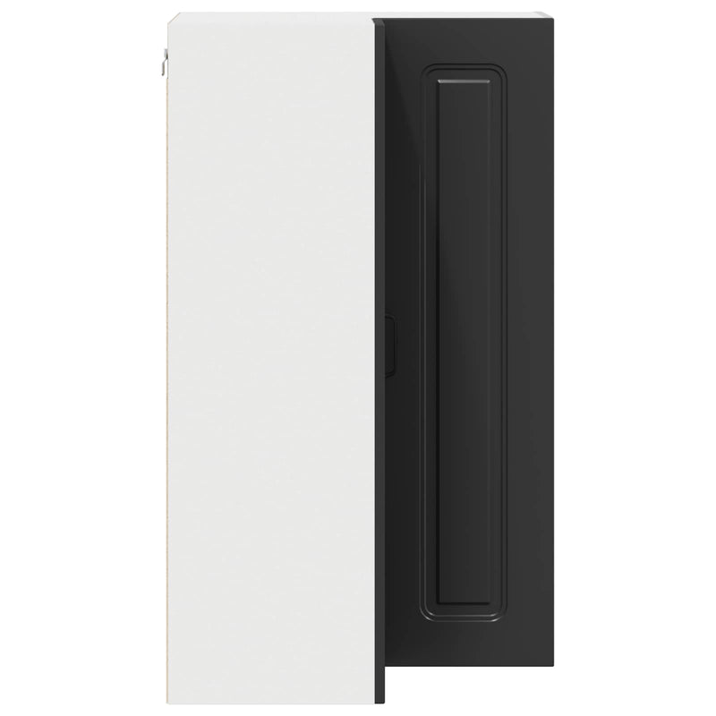vidaXL Kitchen Cabinet Kalmar Black 57 x 57 x 100 cm Engineered Wood