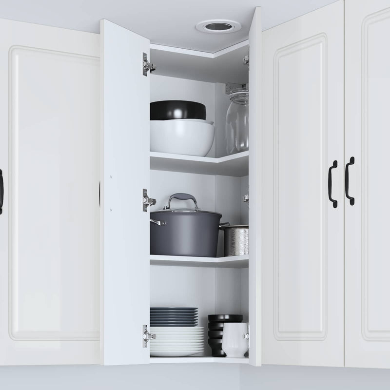 vidaXL Kitchen Cabinet Kalmar High Gloss White 57 x 57 x 100 cm