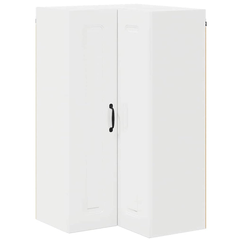 vidaXL Kitchen Cabinet Kalmar High Gloss White 57 x 57 x 100 cm