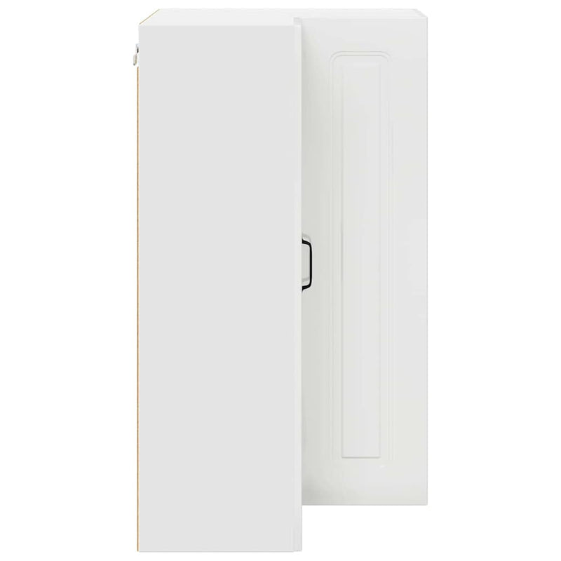 vidaXL Kitchen Cabinet Kalmar High Gloss White 57 x 57 x 100 cm