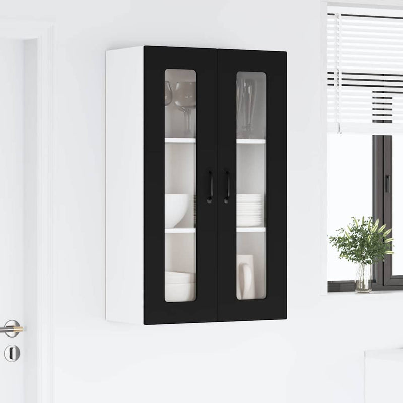 vidaXL Kitchen Cabinet Kalmar Black 60 x 31 x 100 cm Engineered Wood