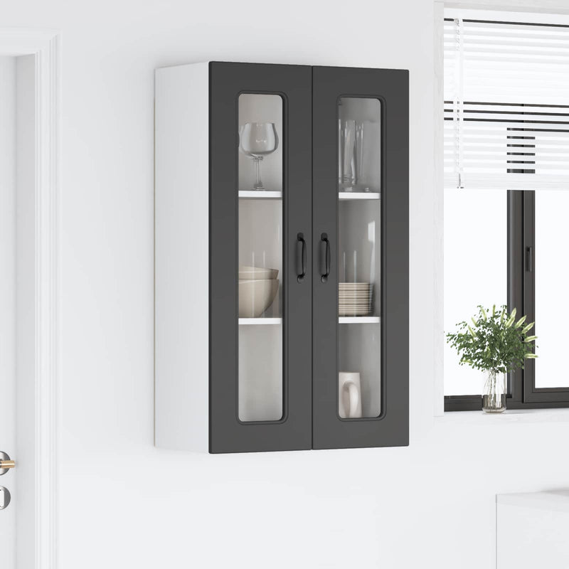 vidaXL Kitchen Cabinet Kalmar Black 60 x 31 x 100 cm Engineered Wood
