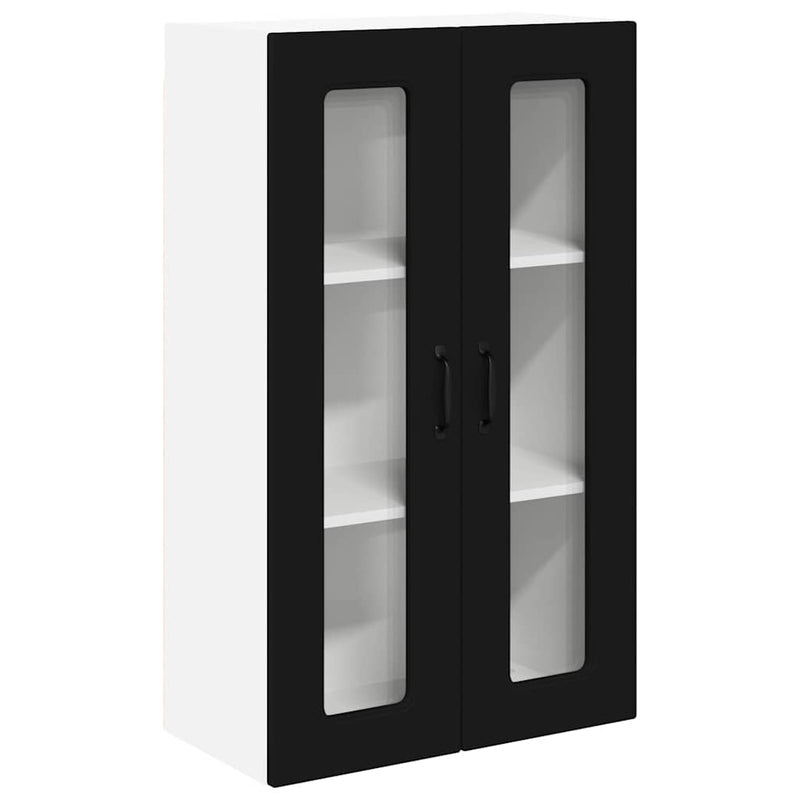 vidaXL Kitchen Cabinet Kalmar Black 60 x 31 x 100 cm Engineered Wood