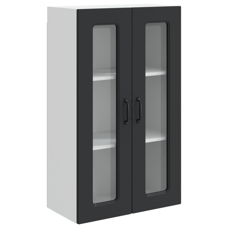 vidaXL Kitchen Cabinet Kalmar Black 60 x 31 x 100 cm Engineered Wood