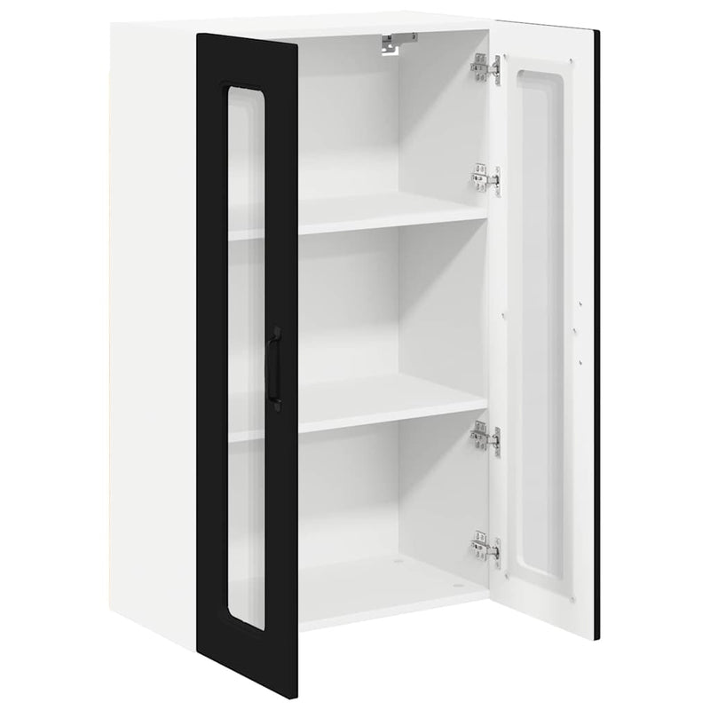 vidaXL Kitchen Cabinet Kalmar Black 60 x 31 x 100 cm Engineered Wood
