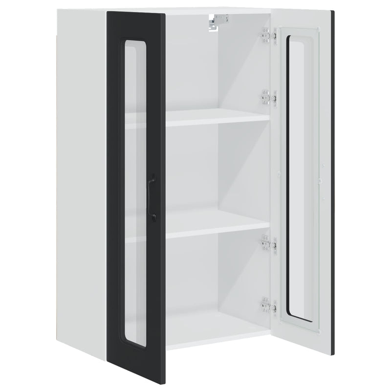 vidaXL Kitchen Cabinet Kalmar Black 60 x 31 x 100 cm Engineered Wood