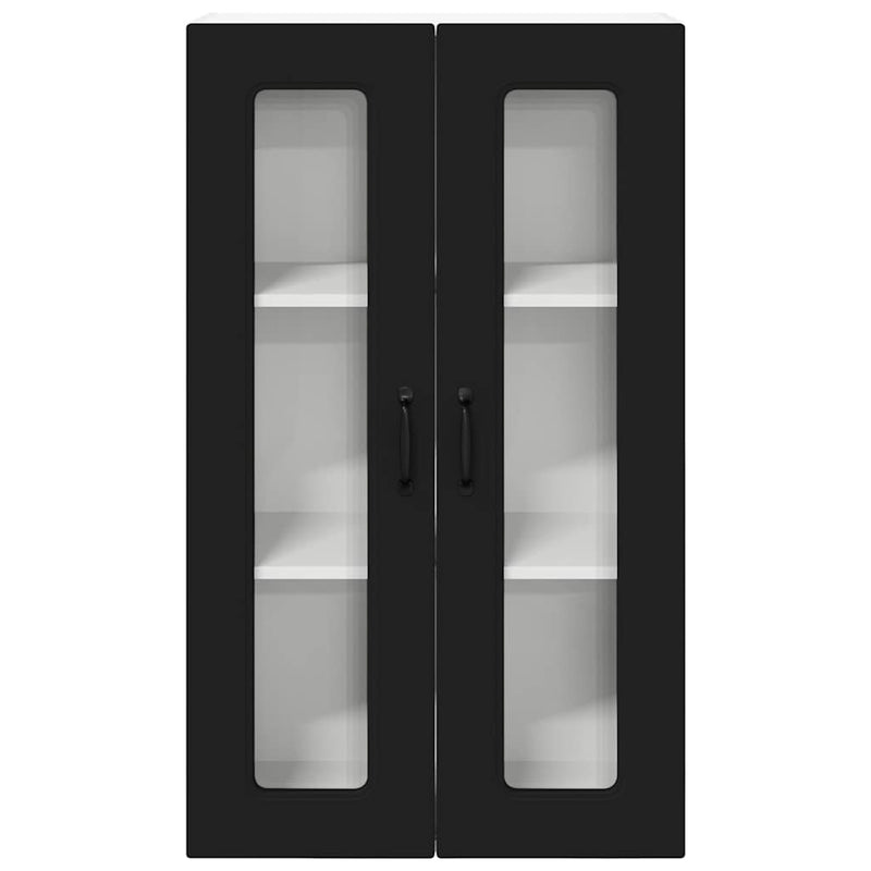 vidaXL Kitchen Cabinet Kalmar Black 60 x 31 x 100 cm Engineered Wood