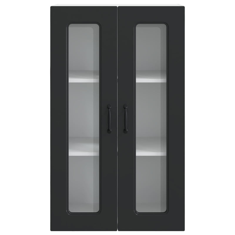 vidaXL Kitchen Cabinet Kalmar Black 60 x 31 x 100 cm Engineered Wood