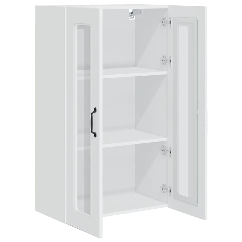 vidaXL Kitchen Cabinet Kalmar High Gloss White 60 x 31 x 100 cm