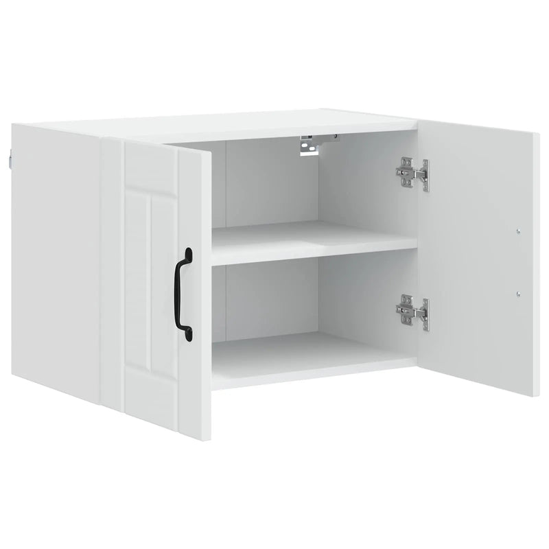 Wall Cabinet Lucca 2 pcs White 60 x 31 x 40 cm Engineered Wood