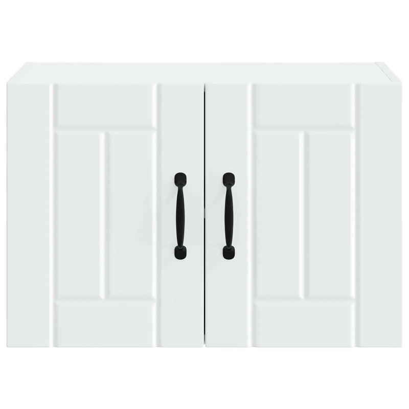 Wall Cabinet Lucca 2 pcs White 60 x 31 x 40 cm Engineered Wood