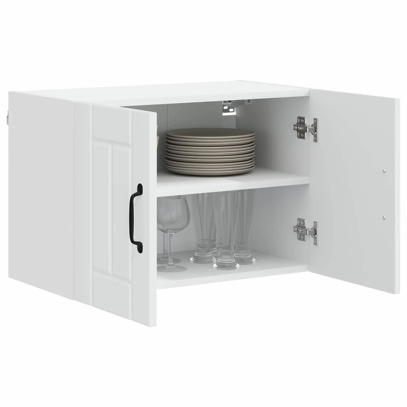 Wall Cabinet Lucca 2 pcs White 60 x 31 x 40 cm Engineered Wood