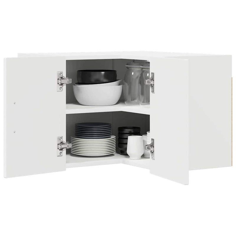 vidaXL Kitchen Cabinet White 57 x 57 x 40 cm Engineered Wood