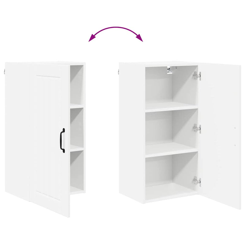 vidaXL Kitchen Cabinet White 40 x 31 x 80 cm Engineered Wood