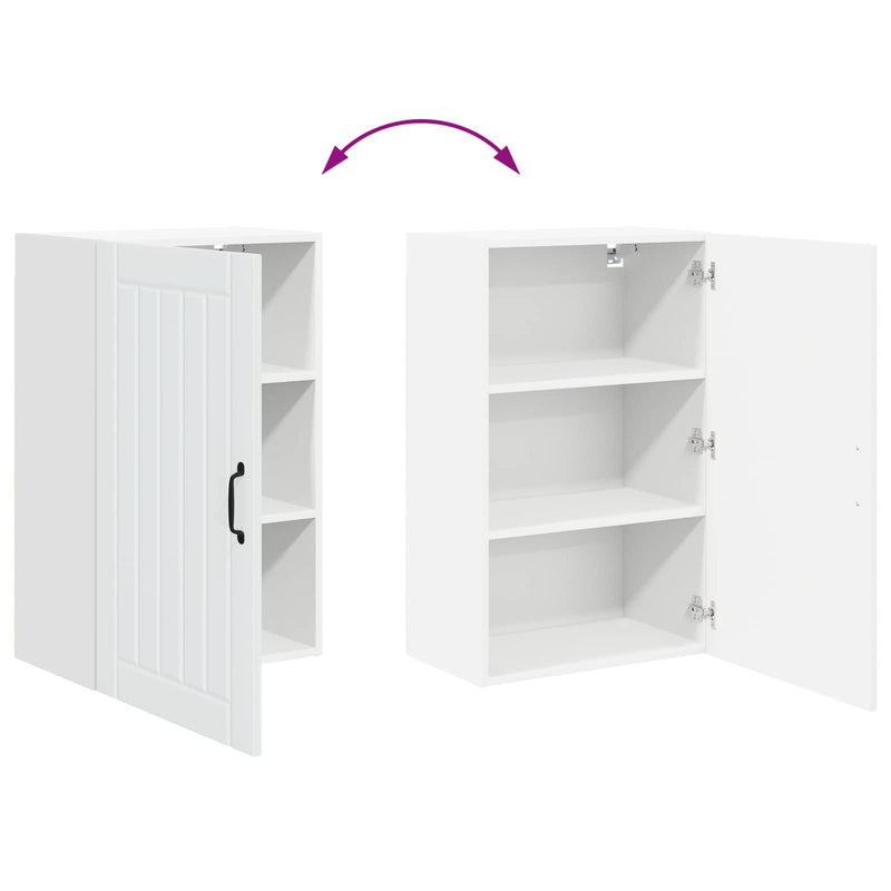 vidaXL Kitchen Cabinet White 50 x 31 x 80 cm Engineered Wood