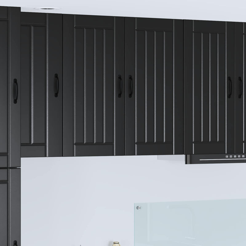 vidaXL Kitchen Cabinet Black 80 x 31 x 80 cm Engineered Wood
