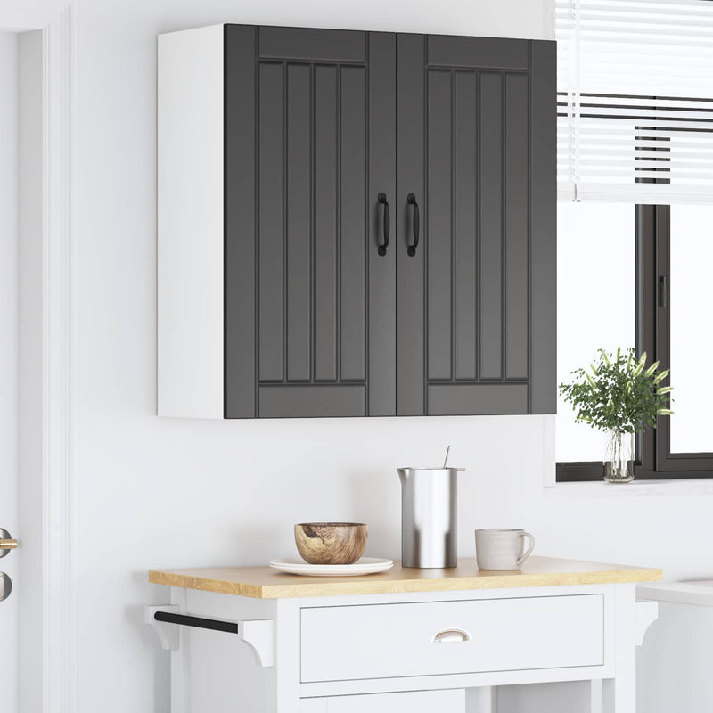 vidaXL Kitchen Cabinet Black 80 x 31 x 80 cm Engineered Wood