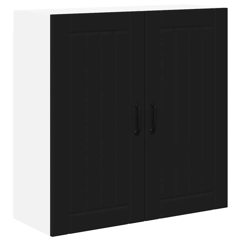 vidaXL Kitchen Cabinet Black 80 x 31 x 80 cm Engineered Wood
