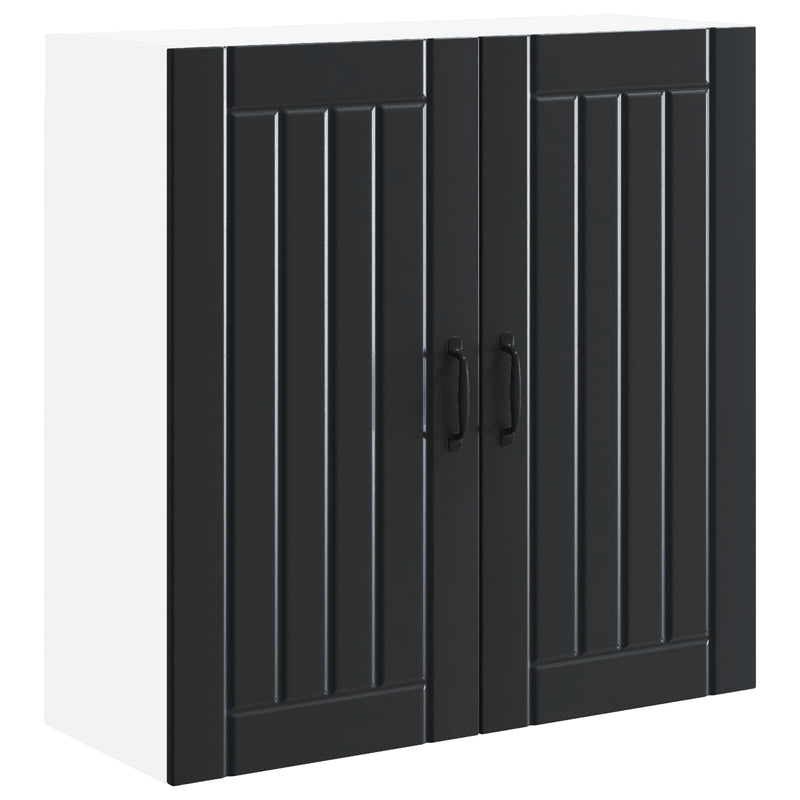vidaXL Kitchen Cabinet Black 80 x 31 x 80 cm Engineered Wood