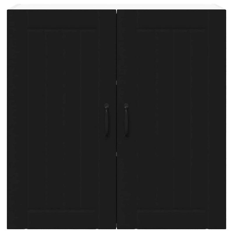 vidaXL Kitchen Cabinet Black 80 x 31 x 80 cm Engineered Wood