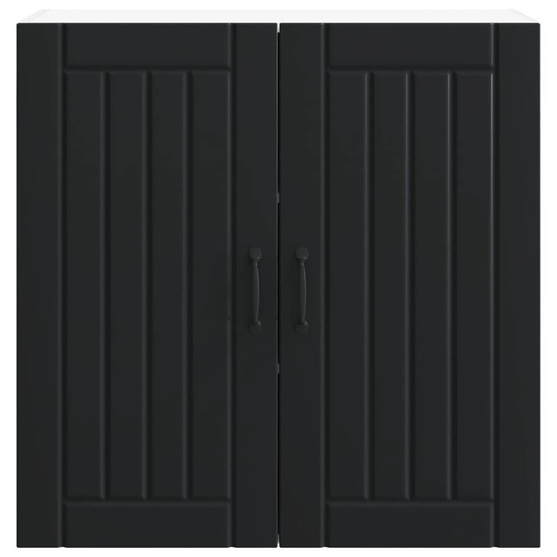vidaXL Kitchen Cabinet Black 80 x 31 x 80 cm Engineered Wood