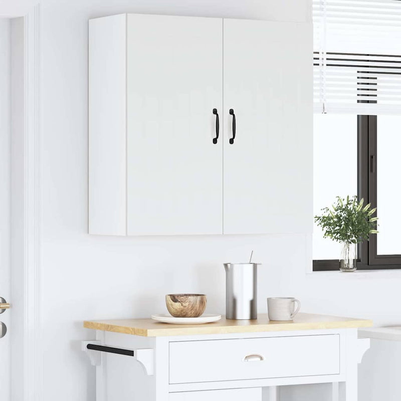 vidaXL Kitchen Cabinet High Gloss White 80 x 31 x 80 cm