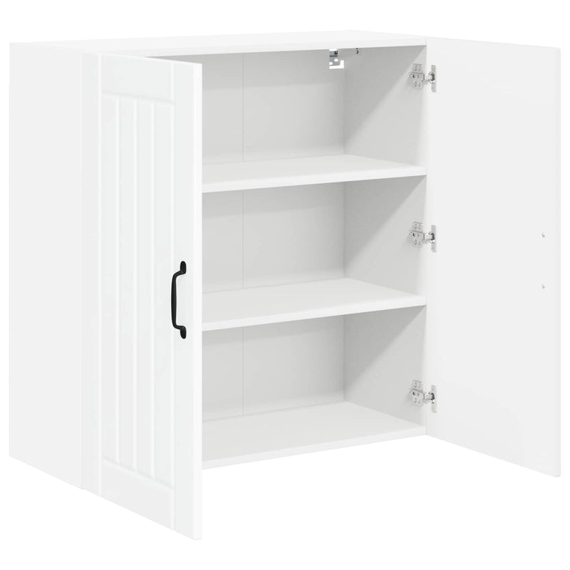 vidaXL Kitchen Cabinet High Gloss White 80 x 31 x 80 cm