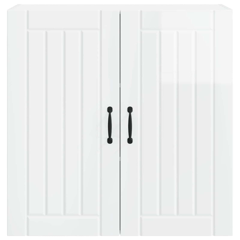 vidaXL Kitchen Cabinet High Gloss White 80 x 31 x 80 cm