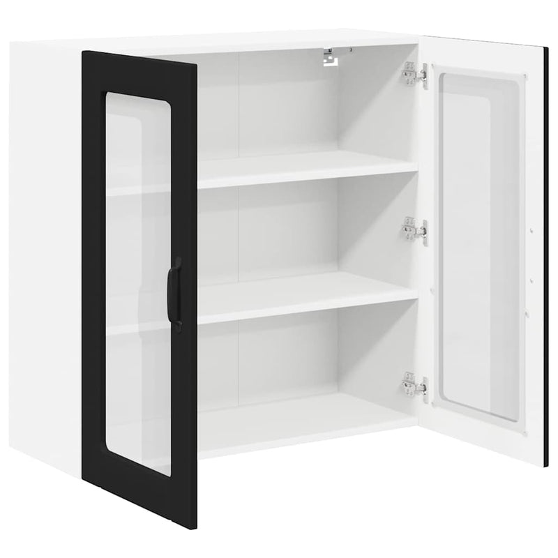 vidaXL Kitchen Cabinet Black 80 x 31 x 80 cm Engineered Wood