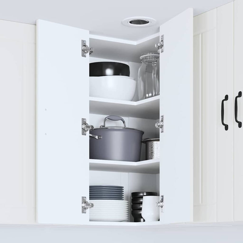 vidaXL Kitchen Cabinet White 57 x 57 x 80 cm Engineered Wood