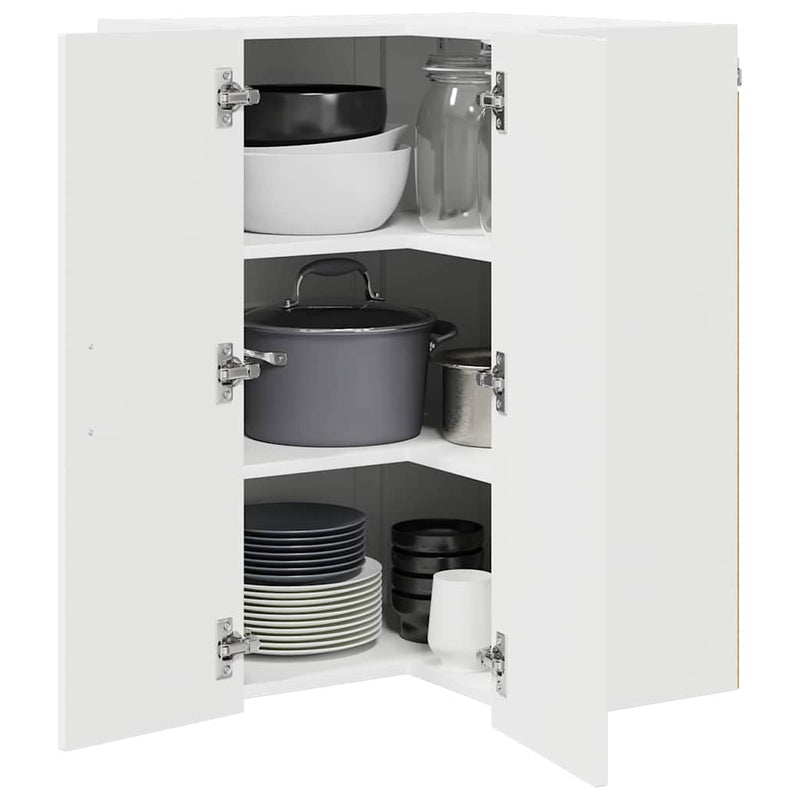 vidaXL Kitchen Cabinet White 57 x 57 x 80 cm Engineered Wood