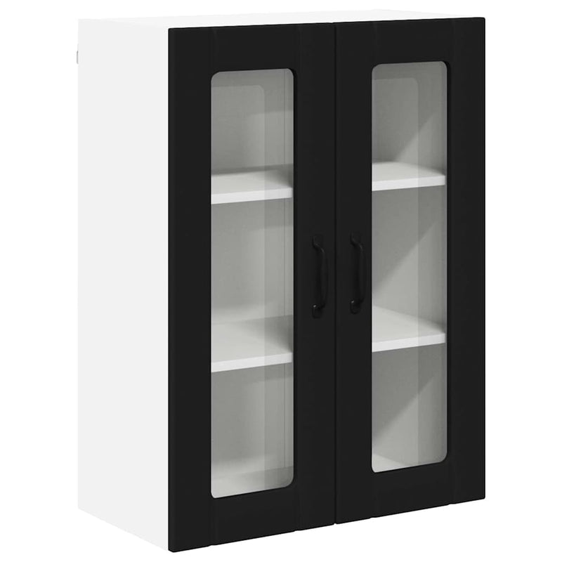 vidaXL Kitchen Cabinet Black 60 x 31 x 80 cm Engineered Wood
