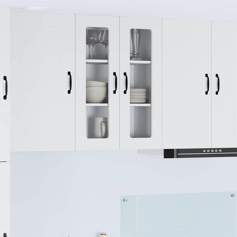 vidaXL Kitchen Cabinet High Gloss White 60 x 31 x 80 cm