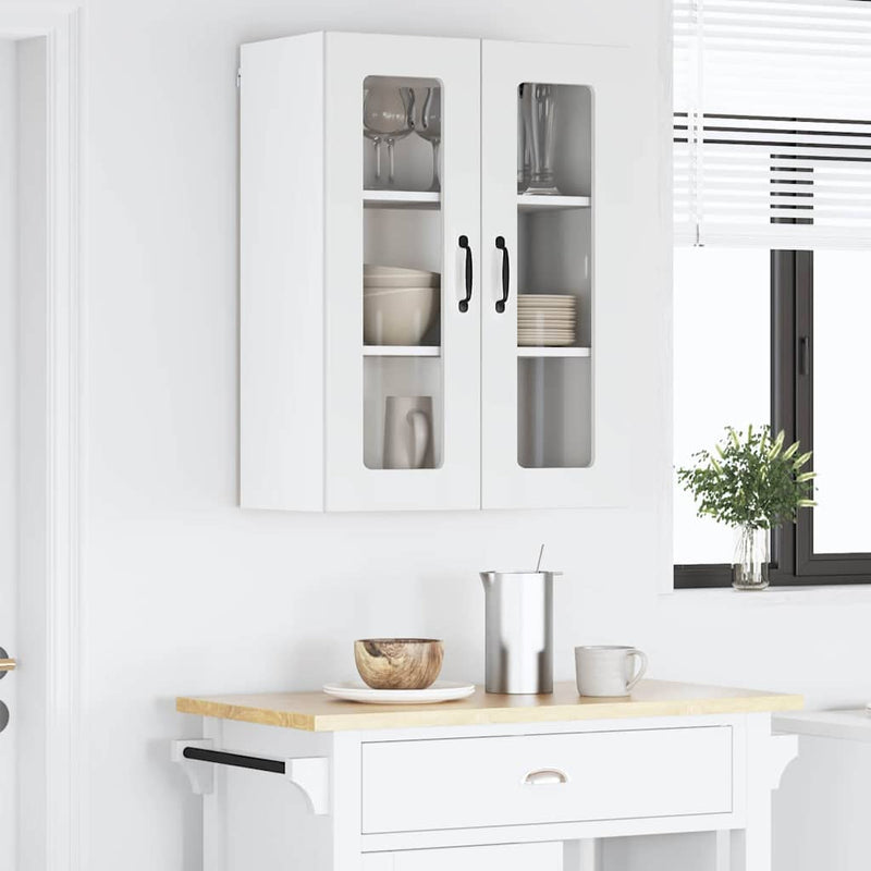 vidaXL Kitchen Cabinet High Gloss White 60 x 31 x 80 cm