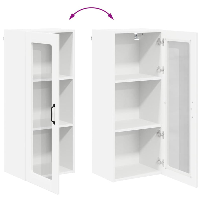 vidaXL Kitchen Cabinet White 40 x 31 x 100 cm Engineered Wood