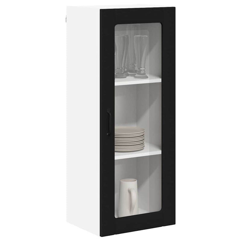 vidaXL Kitchen Cabinet Black 40 x 31 x 100 cm Engineered Wood