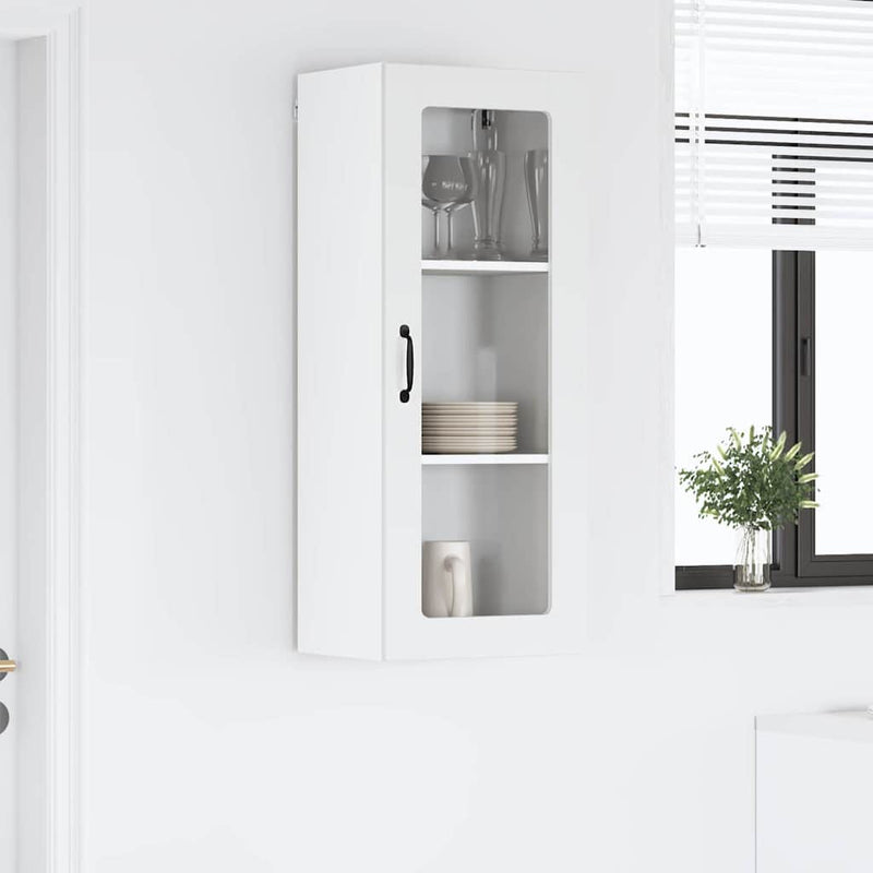 vidaXL Kitchen Cabinet High Gloss White 40 x 31 x 100 cm