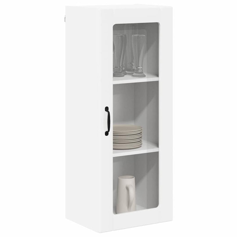 vidaXL Kitchen Cabinet High Gloss White 40 x 31 x 100 cm