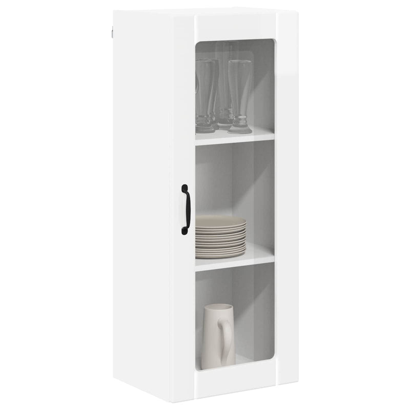 vidaXL Kitchen Cabinet High Gloss White 40 x 31 x 100 cm