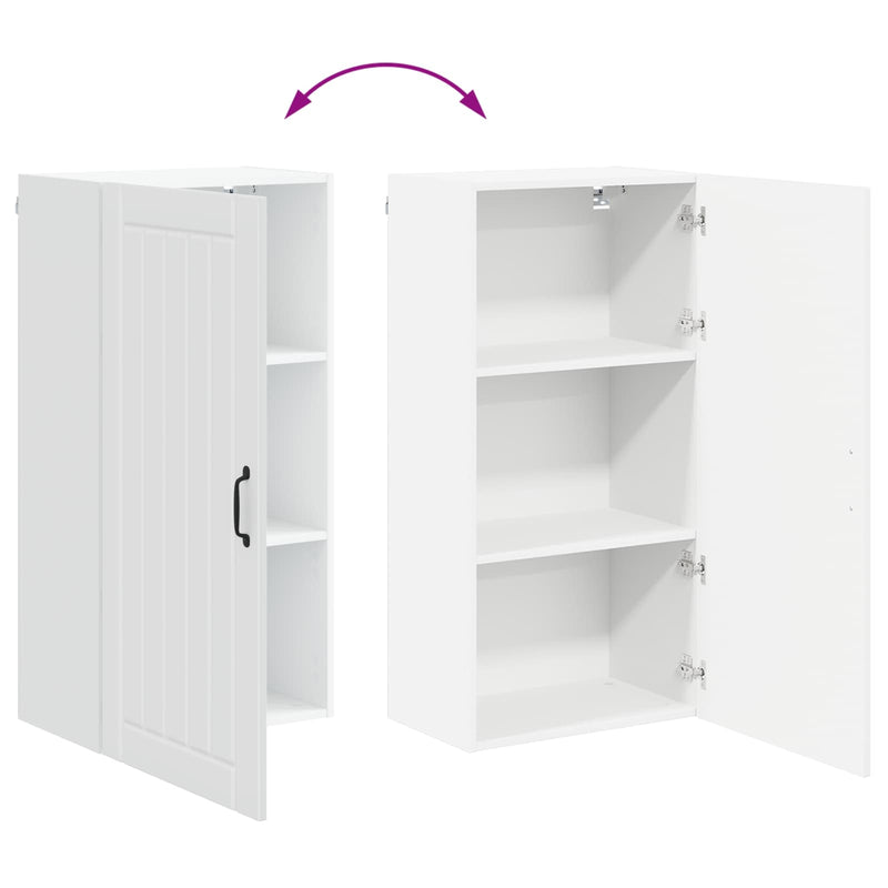 vidaXL Kitchen Cabinet White 50 x 31 x 100 cm Engineered Wood