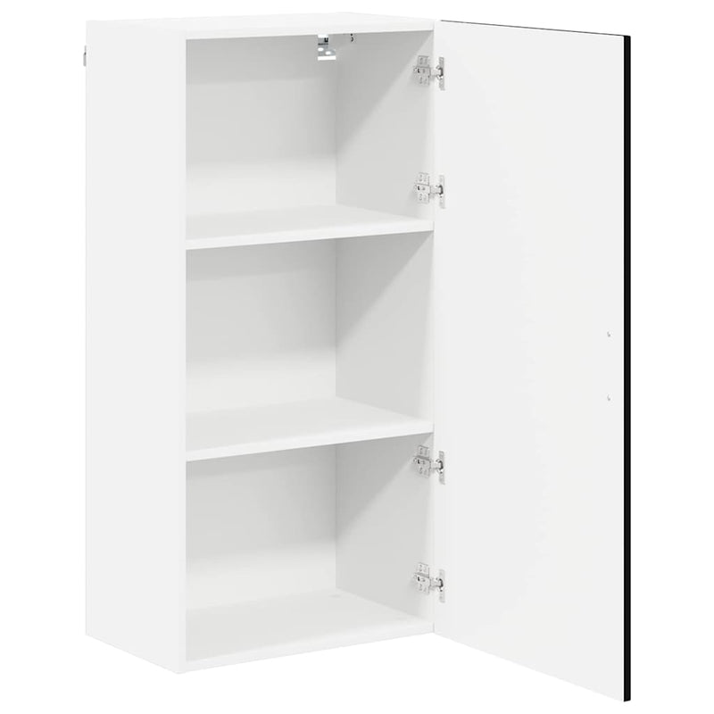 vidaXL Kitchen Cabinet Black 50 x 31 x 100 cm Engineered Wood
