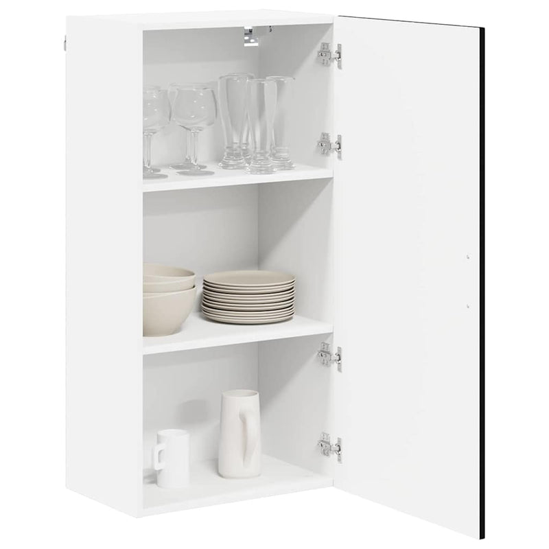 vidaXL Kitchen Cabinet Black 50 x 31 x 100 cm Engineered Wood